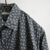 HEUGN PRINT ONE PIECE COLLAR SHIRT "Alan"