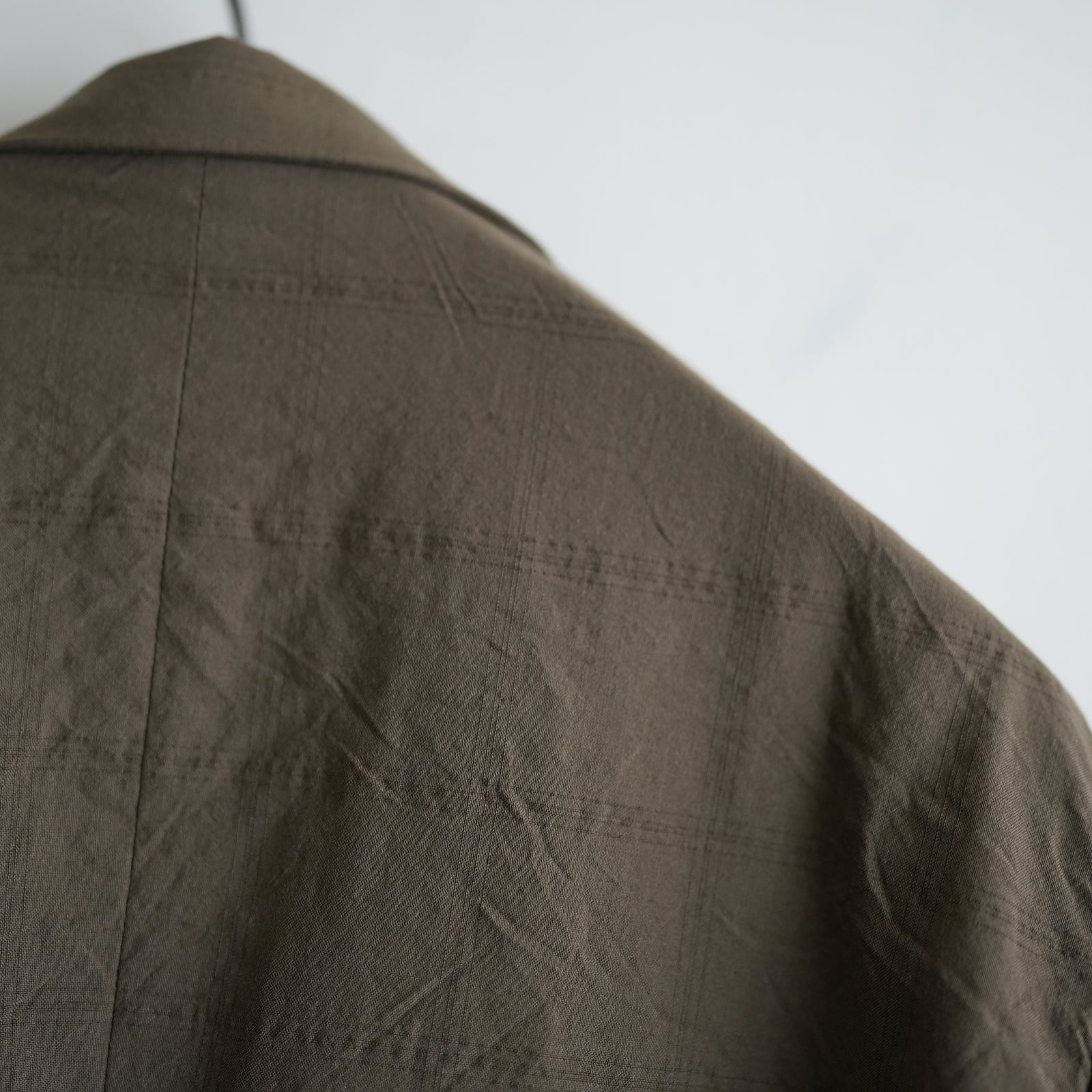 NICENESS CLOVER LEAF CHECK JACKET 