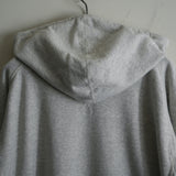 NICENESS Silk Sweat Pullover  "CORGAN" GRAY