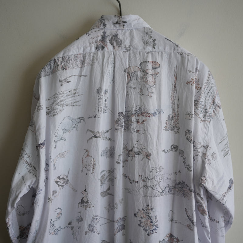 NICENESS HOKUSAI PRINT CLASSIC SHIRT 