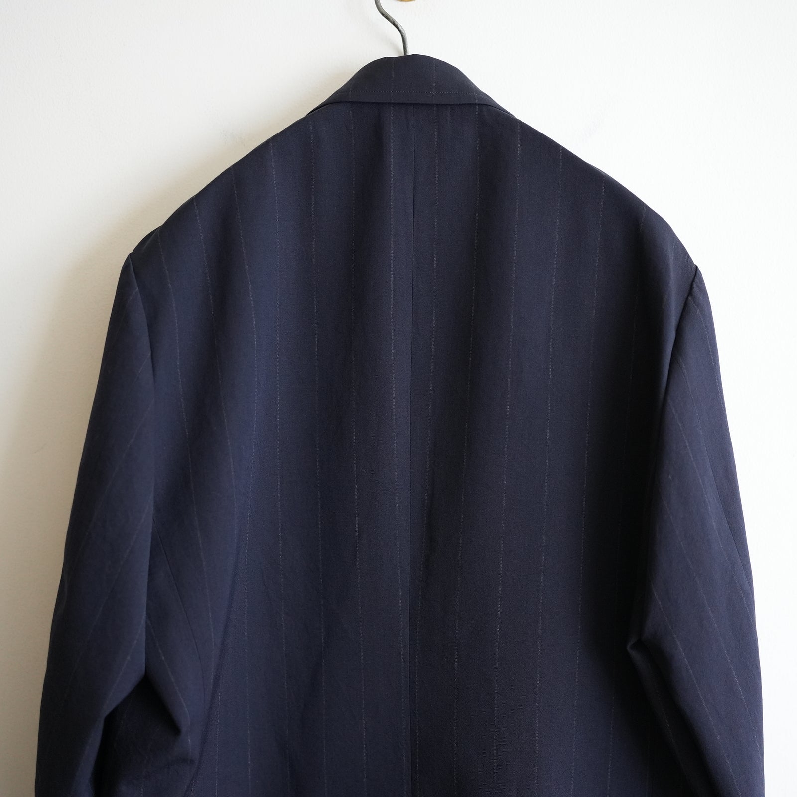 ULTERIOR WOOL WASHI STRIPE DB JKT – RASSEMBLE