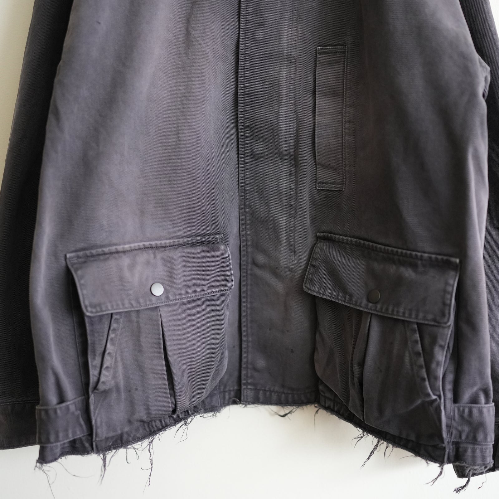 ANCELLM HIGHCOUNT DRILL AGING JACKET – RASSEMBLE