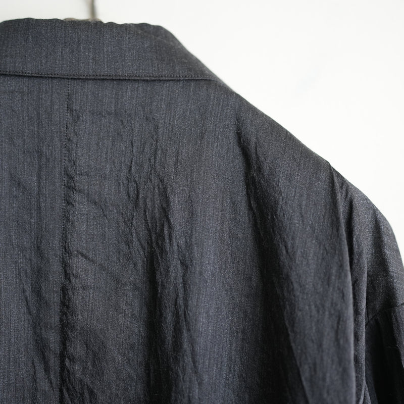 NICENESS WOOL SILK DOUBLE BREAST ROBE JACKET 
