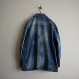 NICENESS DISTRESSED DENIM COVERALL "D.LEEROY"