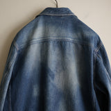 NICENESS DISTRESSED DENIM COVERALL "D.LEEROY"