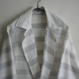 ULTERIOR MULTI STRIPED OVER SH-JKT WHITE