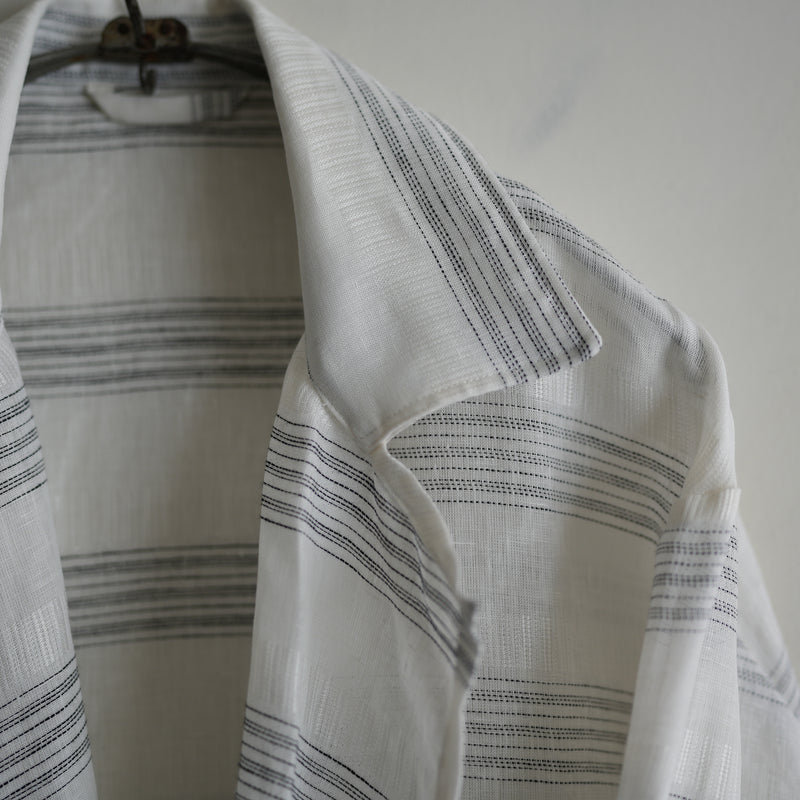 ULTERIOR MULTI STRIPED OVER SH-JKT WHITE – RASSEMBLE