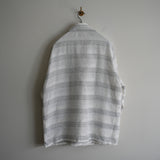 ULTERIOR MULTI STRIPED OVER SH-JKT WHITE