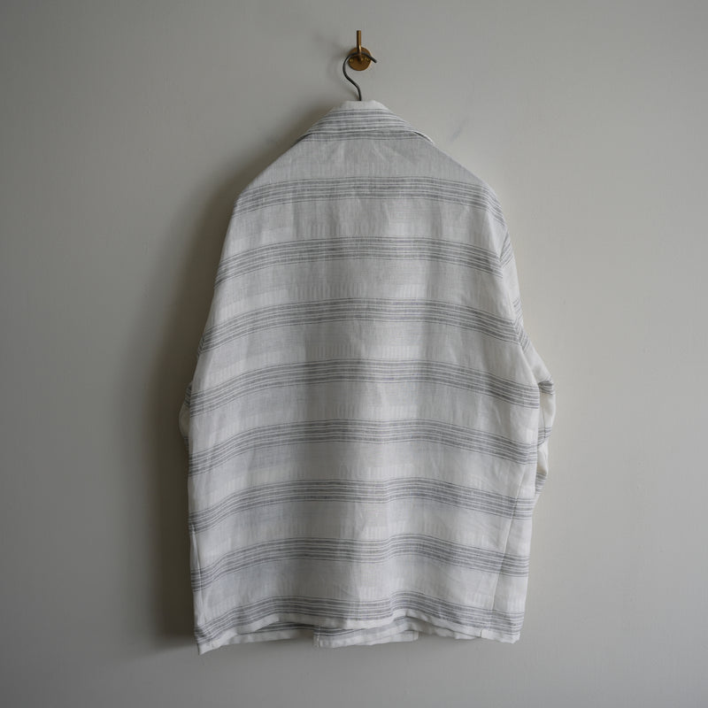 ULTERIOR MULTI STRIPED OVER SH-JKT WHITE – RASSEMBLE