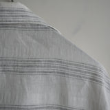 ULTERIOR MULTI STRIPED OVER SH-JKT WHITE