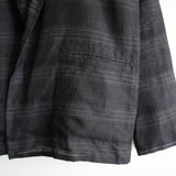 ULTERIOR MULTI STRIPED OVER SH-JKT BLK