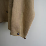 HEUGN LINEN HERRINGBONE COVERALL "Evon"