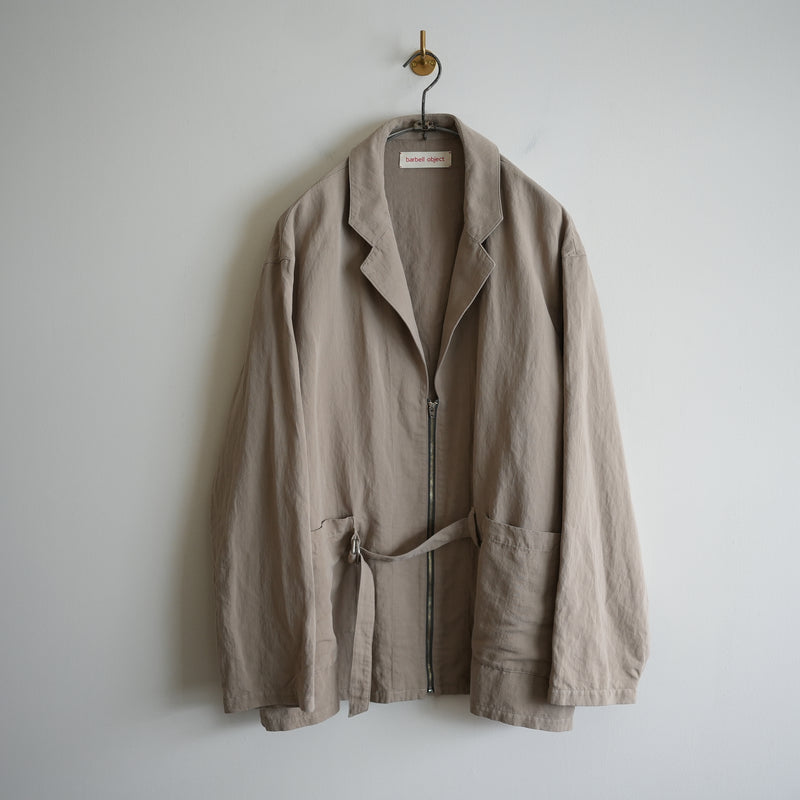 barbell object belted jkt beige – RASSEMBLE