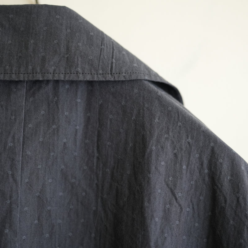 25ss BLACK BIRD toile shirt black サイズ0 BLACKBIRD TOILE SHIRT DOT – RASSEMBLE