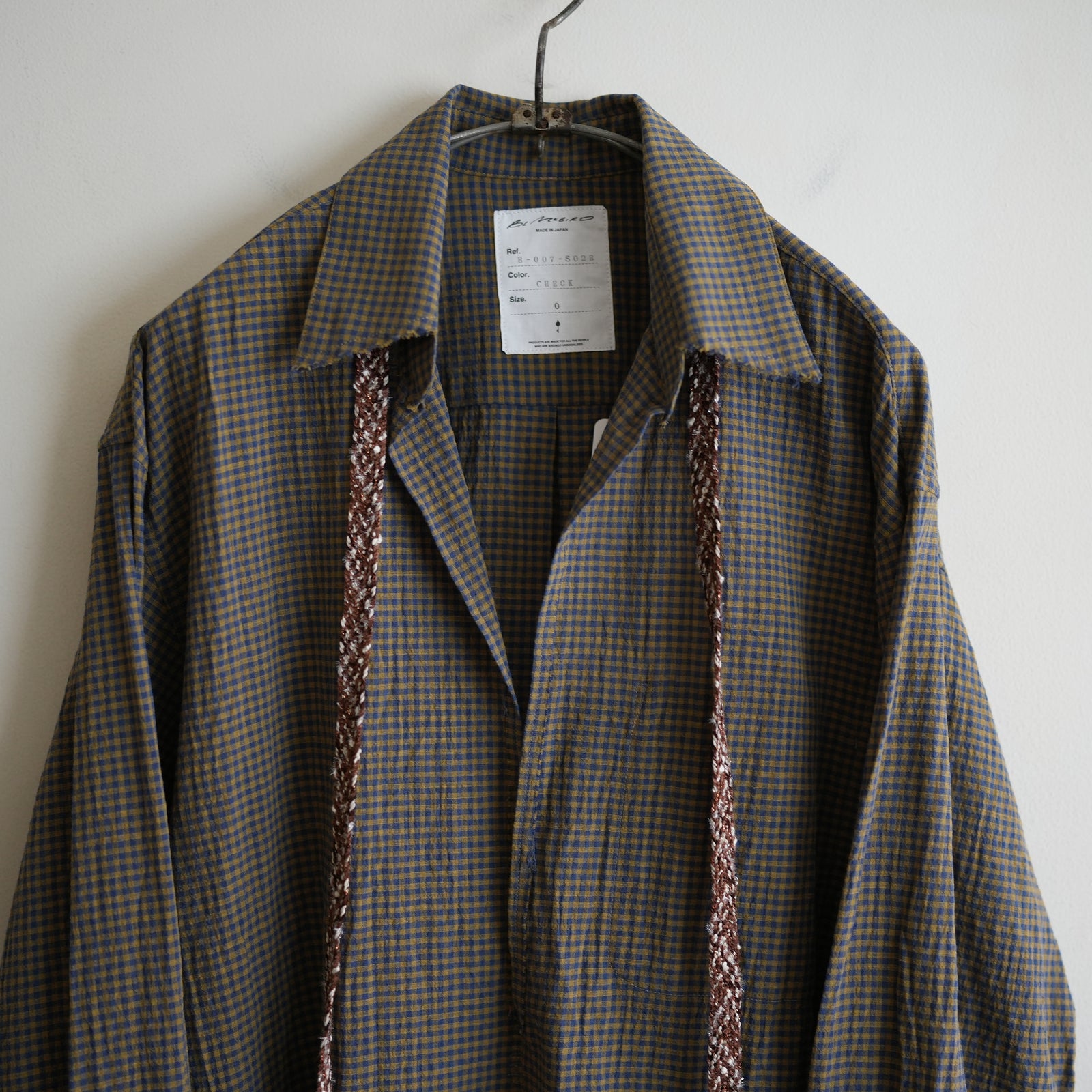 a*g様 Blackbird pullover shirt 26ss nicen BLACKBIRD PULLOVER SHIRT – RASSEMBLE
