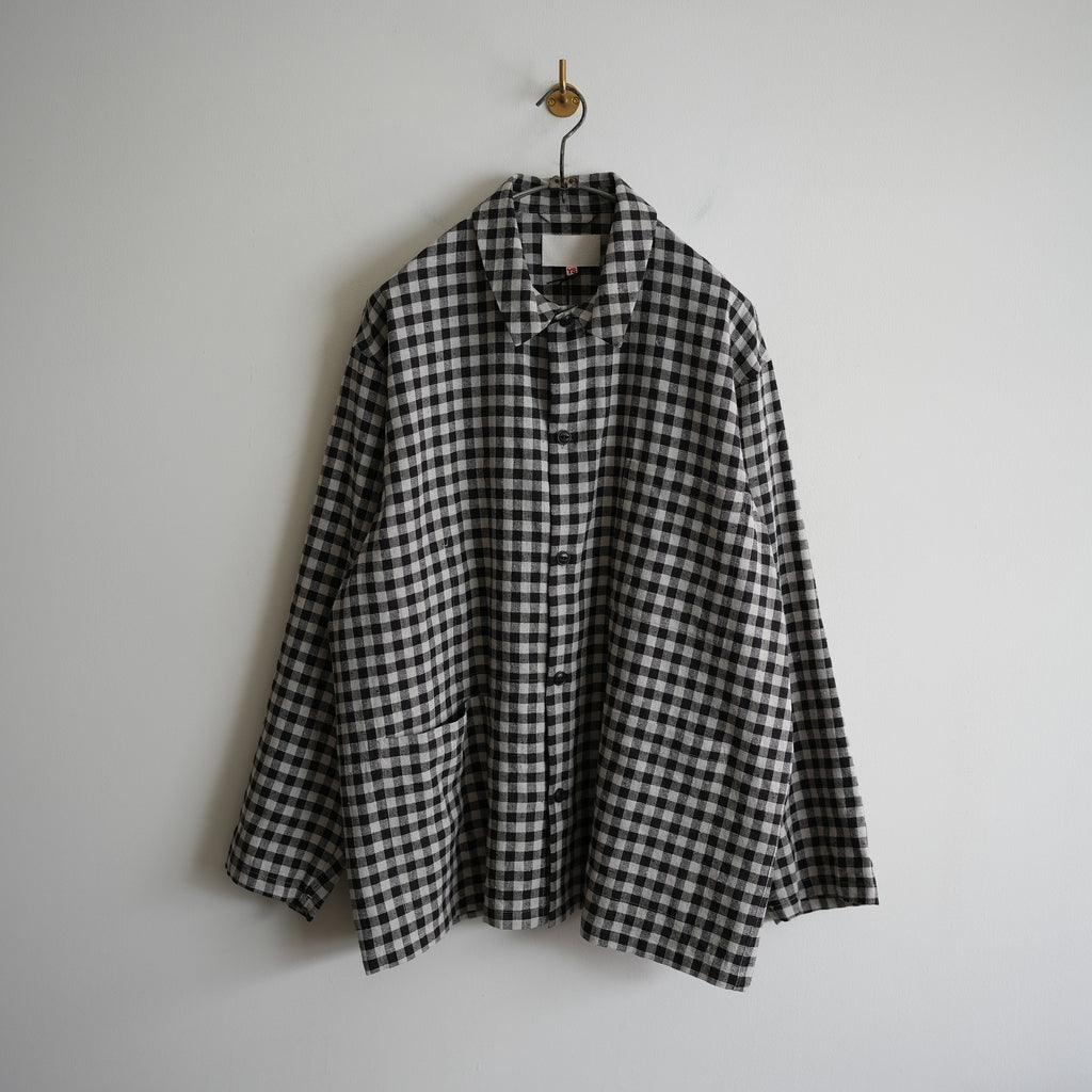 YOKO SAKAMOTO GINGHAM CHECK WORK SHIRT – RASSEMBLE