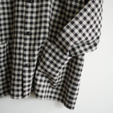 YOKO SAKAMOTO GINGHAM CHECK WORK SHIRT