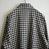 YOKO SAKAMOTO GINGHAM CHECK WORK SHIRT