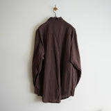 BLACKBIRD CUT OFF COLLAR SHIRT CHECK