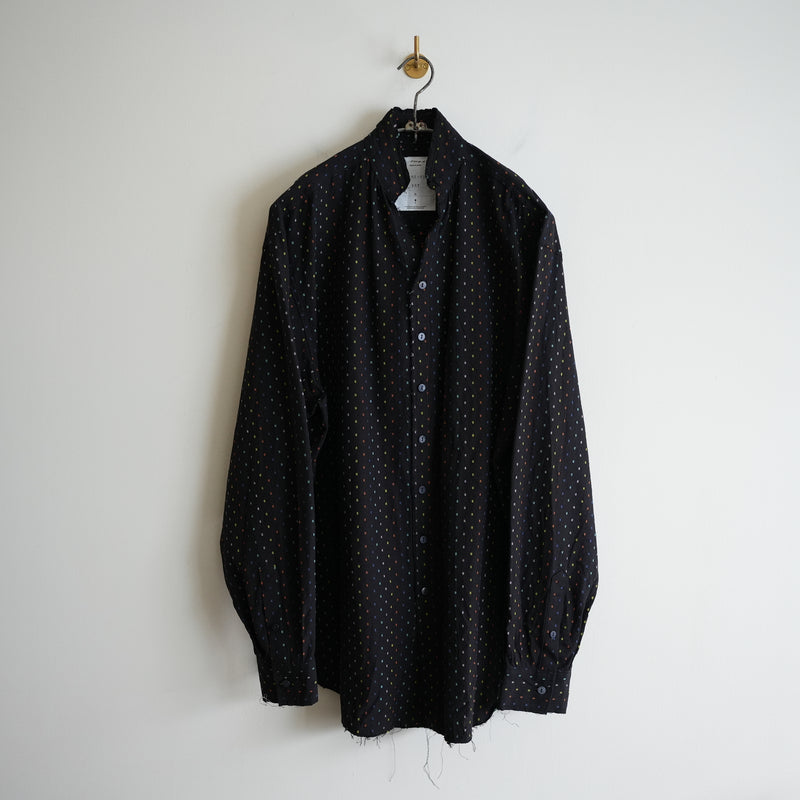 BLACKBIRD CUT OFF COLLAR SHIRT DOT – RASSEMBLE