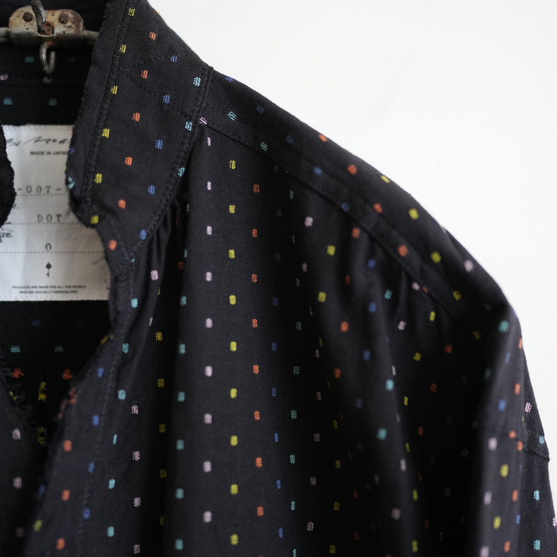 BLACKBIRD CUT OFF COLLAR SHIRT DOT – RASSEMBLE