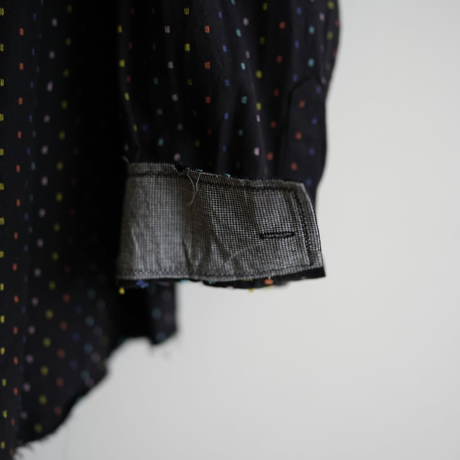 BLACKBIRD CUT OFF COLLAR SHIRT DOT – RASSEMBLE