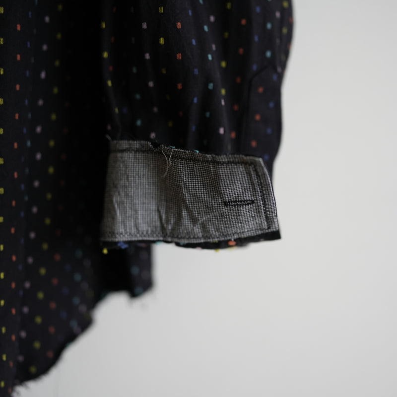 BLACKBIRD CUT OFF COLLAR SHIRT DOT – RASSEMBLE