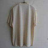Yonetomi NEW BASIC Washable Silk T-SHIRT RAW