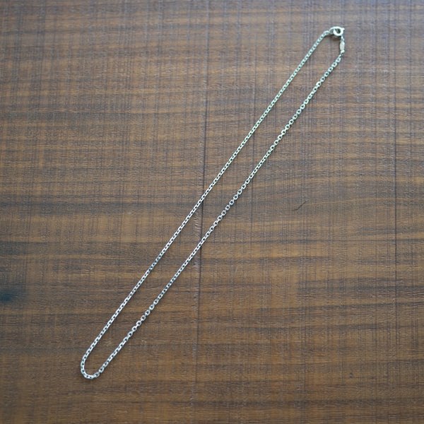 OLD HERMES Silver Chain Necklace
