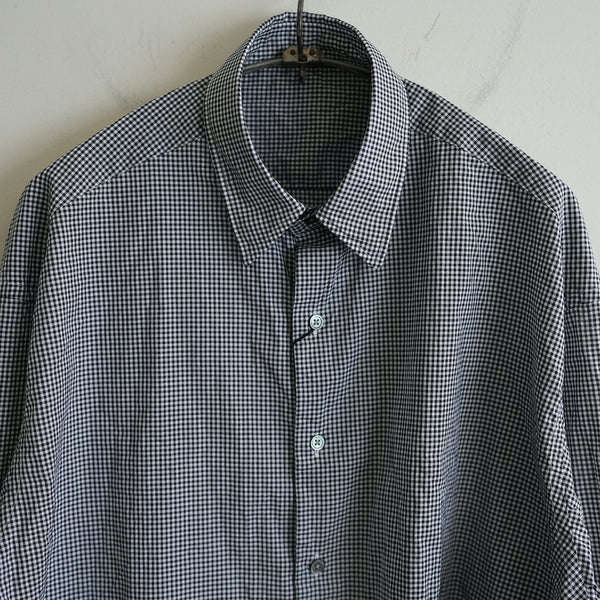 PORTER CLASSIC DIRECTOR'S GINGHAM CHECK SHIRT