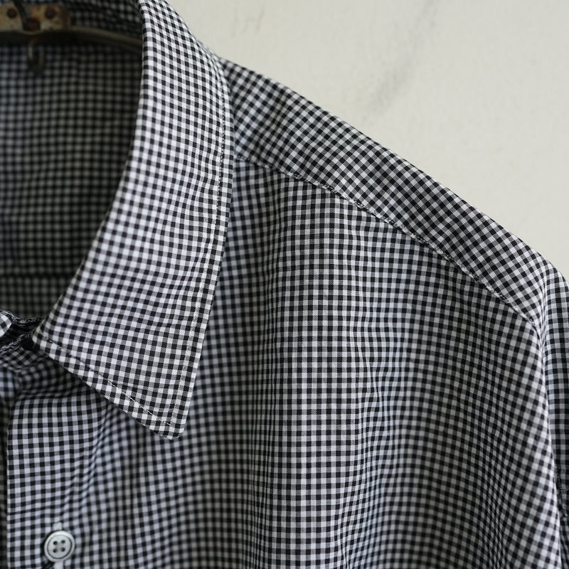 PORTER CLASSIC DIRECTOR'S GINGHAM CHECK SHIRT