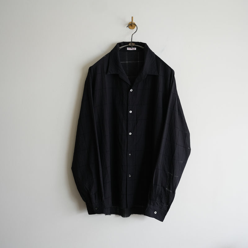 NICENESS LOW SLOPE SHIRT HAND CUT LATTICE FABLIC 