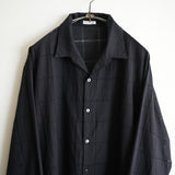 NICENESS LOW SLOPE SHIRT HAND CUT LATTICE FABLIC "C.CASTELINO"