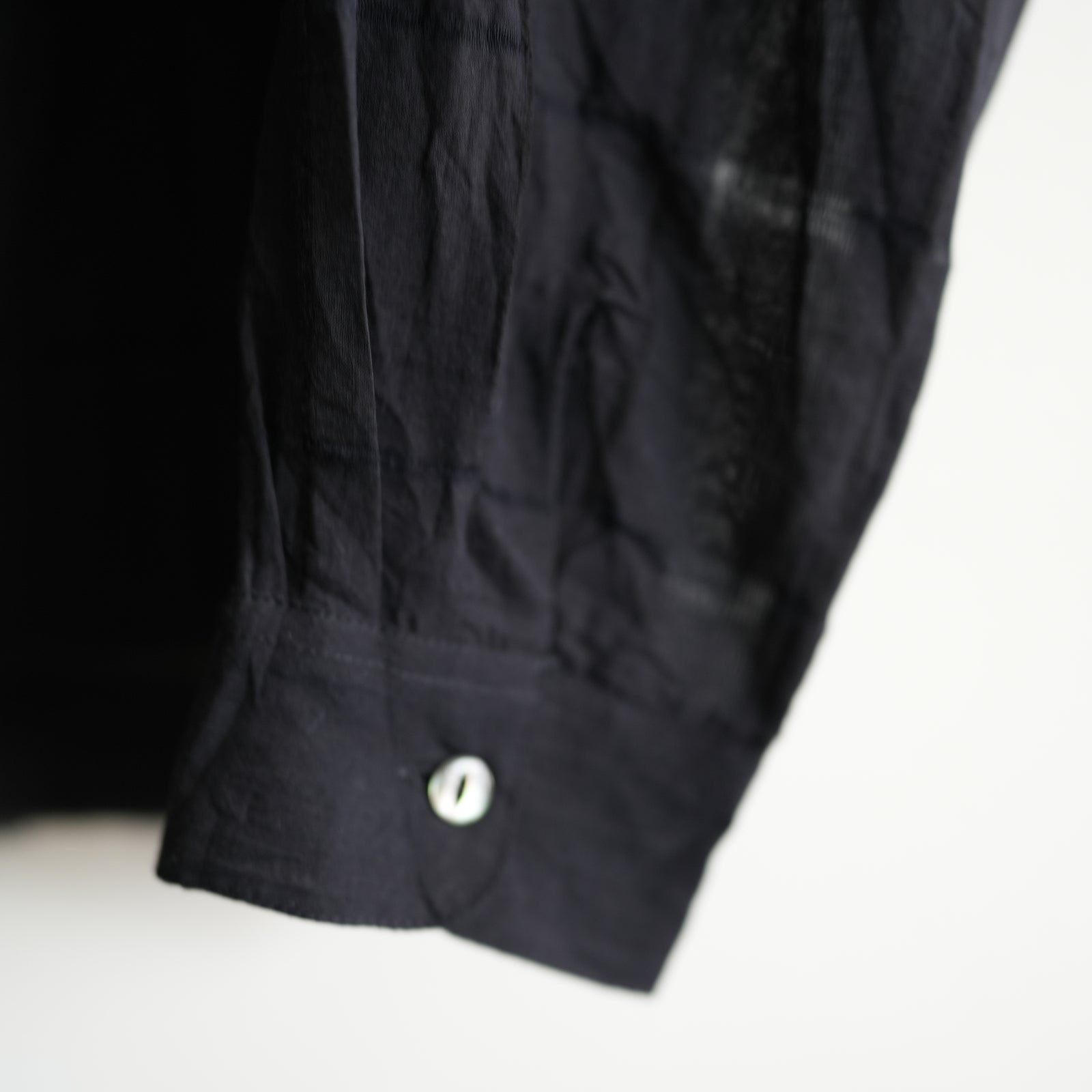 NICENESS LOW SLOPE SHIRT HAND CUT LATTICE FABLIC 