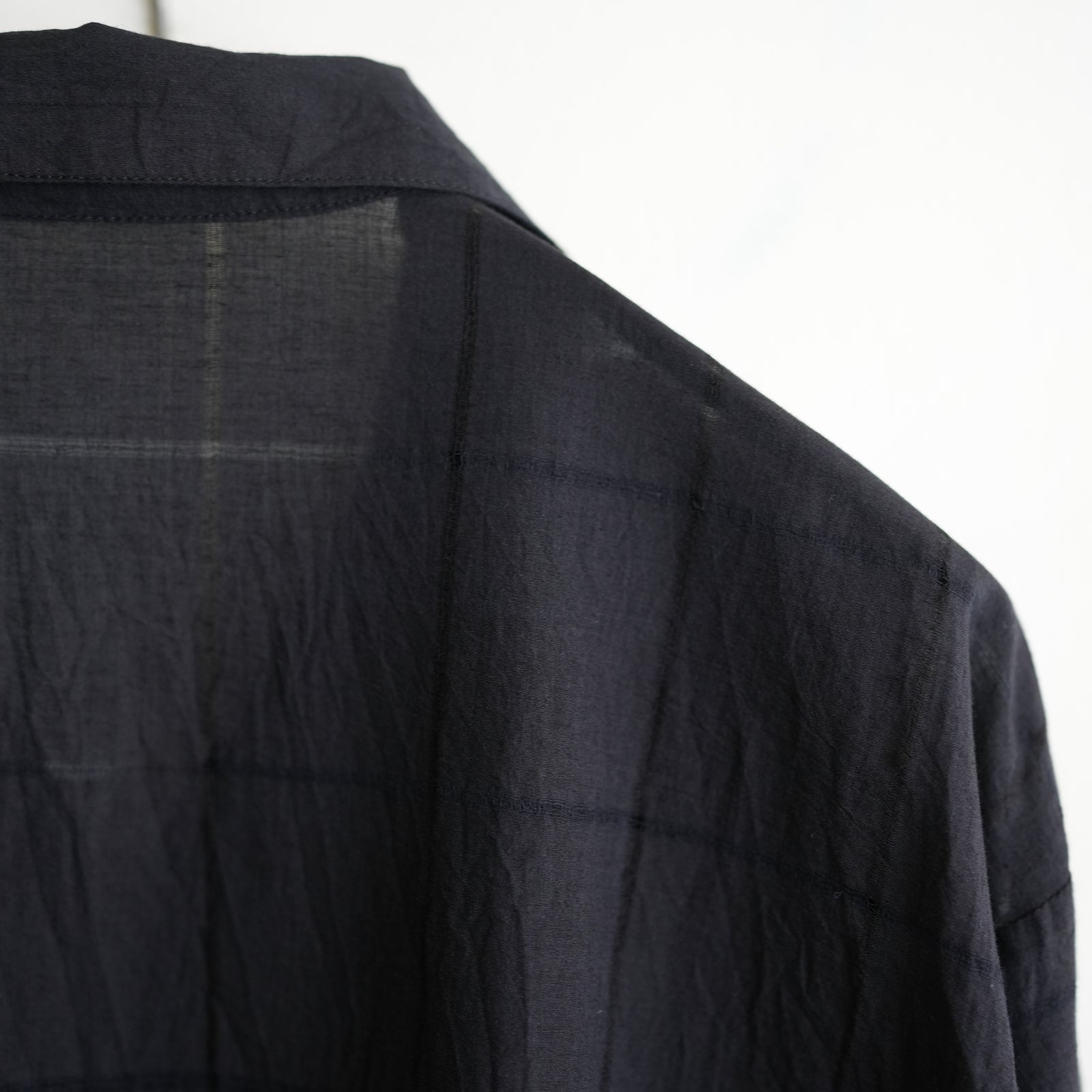 NICENESS LOW SLOPE SHIRT HAND CUT LATTICE FABLIC 