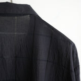 NICENESS LOW SLOPE SHIRT HAND CUT LATTICE FABLIC "C.CASTELINO"