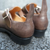 NICENESS HORSE BUTT ENGINEER SANDALS "NEWELL" BROWN