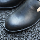 NICENESS HORSE BUTT ENGINEER SANDALS "NEWELL" BLACK