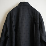 HEUGN COTTON LINEN JAQUARD DOT SHIRT "Alf"