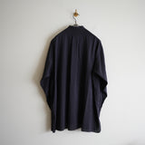 HEUGN LINEN COTTON SILK JQUARD STRIPE SHIRT "Morris"