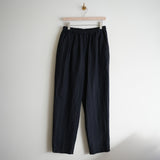 HEUGN WOOL LINEN STRIPE EASY TROUSER "Copper"
