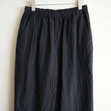 HEUGN WOOL LINEN STRIPE EASY TROUSER "Copper"