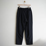 HEUGN WOOL LINEN STRIPE EASY TROUSER "Copper"