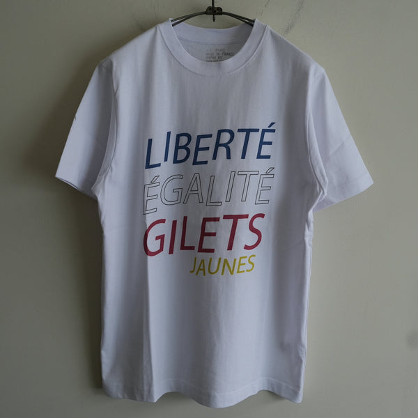 ATELIER AMELOT Graphic Print T-Shirt "LIBERTE"