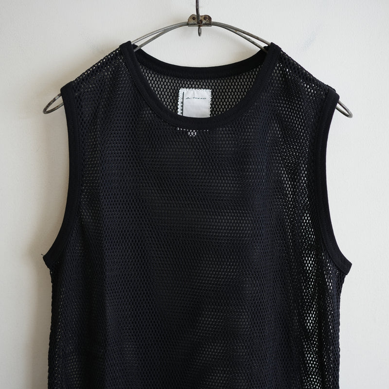 BLACKBIRD MESH TANK TOP BLACK – RASSEMBLE