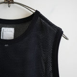 BLACKBIRD MESH TANK TOP BLACK