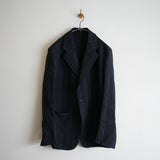 HEUGN WOOL LINEN STRIPE JACKET "Henrri"