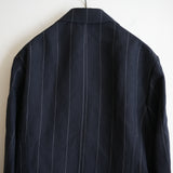 HEUGN WOOL LINEN STRIPE JACKET "Henrri"