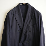 MAATEE&SONS H WOOL 無双GATHER JACKET NAVY