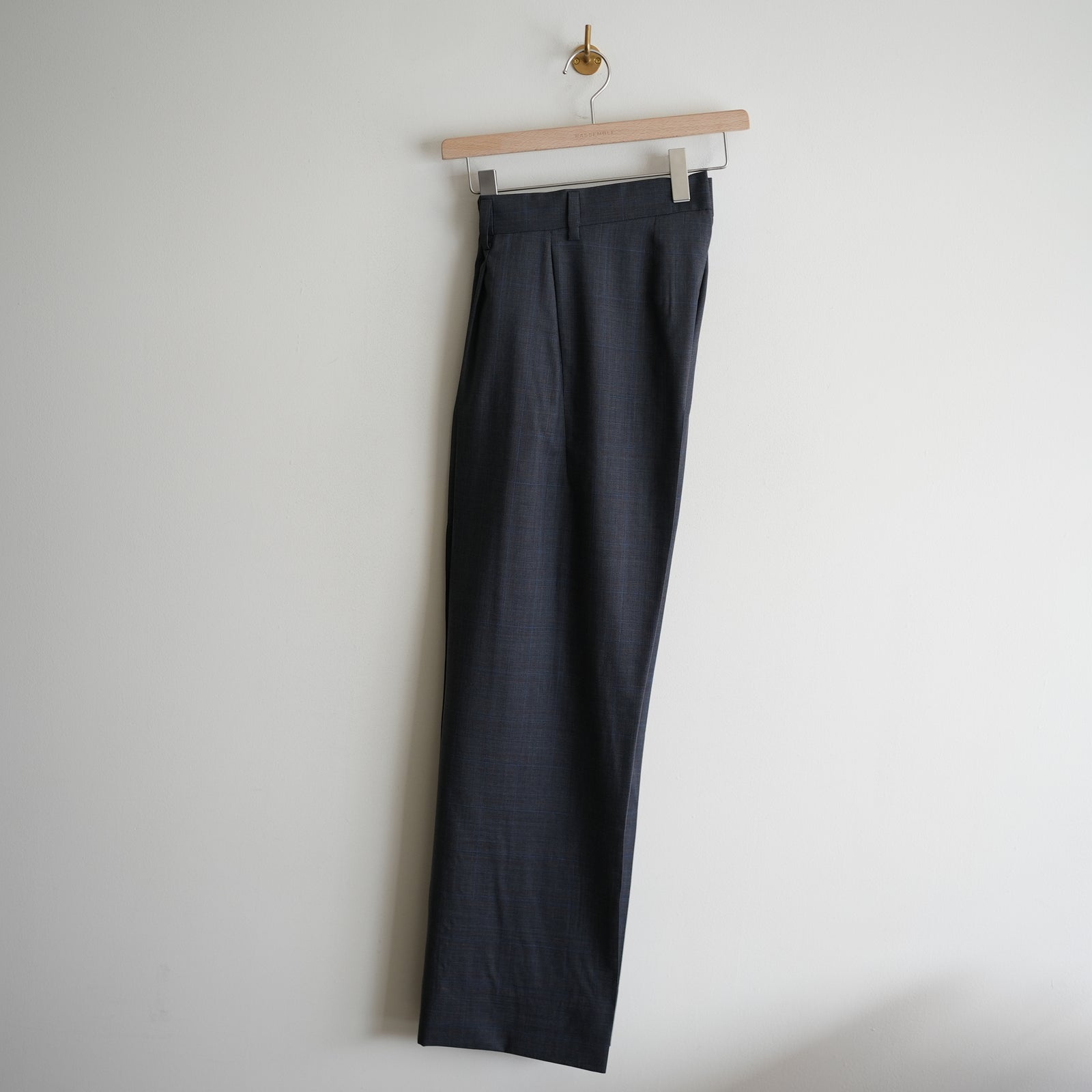 MAATEE&SONS H WOOL 無双TROUSER CHARCOAL – RASSEMBLE